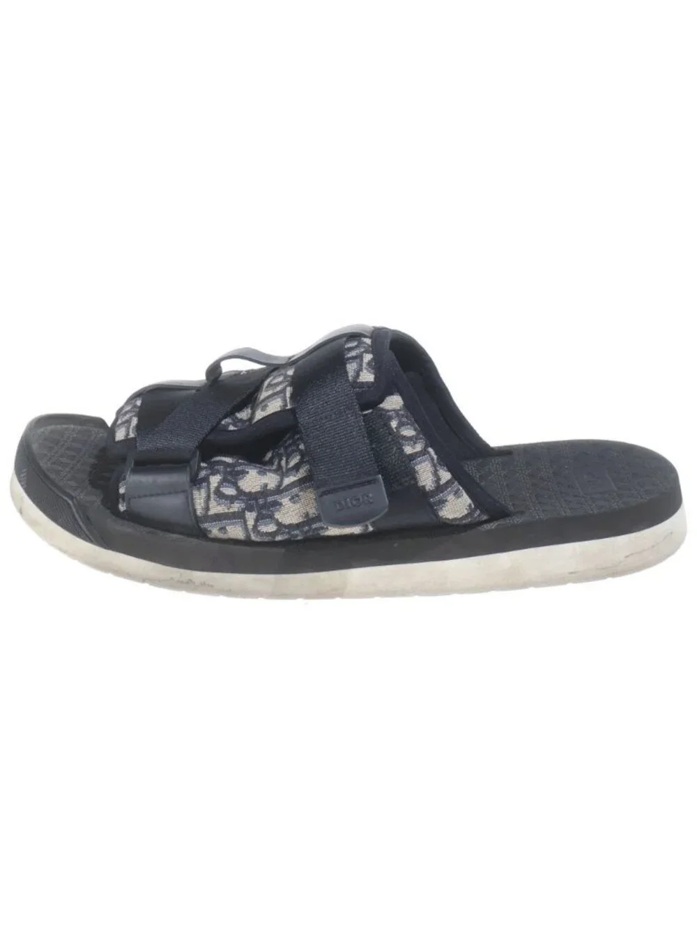 Dior Alpha Oblique Sandals Navy
